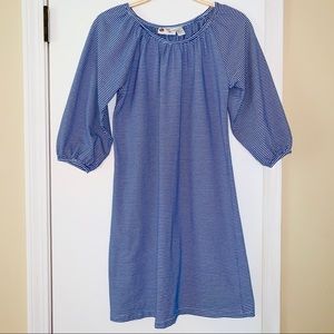 Smockadot girls striped dress